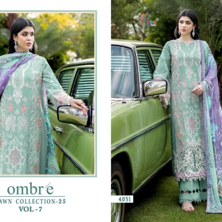 Stylish | OMBRE Lawn | Pure Cotton With Heavy Embroidery | Unstitched
