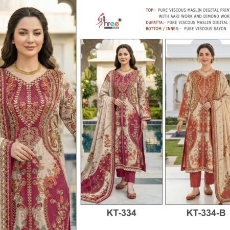 Unstitched | Exquisite Pure Viscose Maslin Ensemble